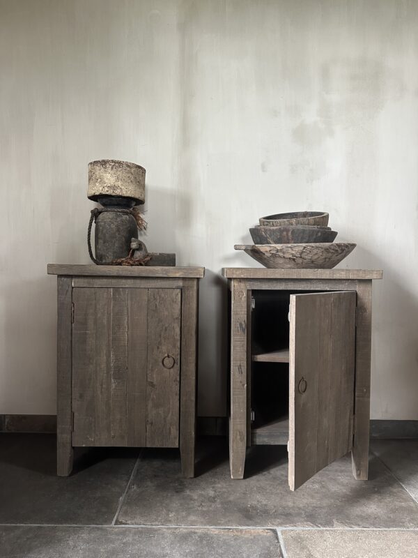 Nachtkastjes Set Van 2 Driftwood - Afbeelding 4