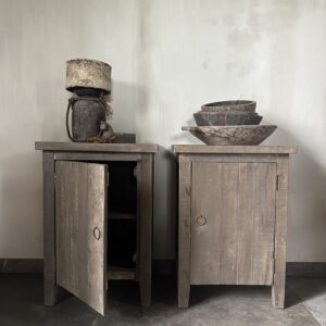 Nachtkastjes Set Van 2 Driftwood