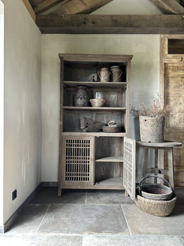 Boekenkast NEPALI 2-Deurs Driftwood - Afbeelding 4
