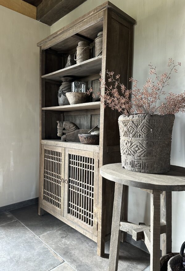 Boekenkast NEPALI 2-Deurs Driftwood - Afbeelding 3