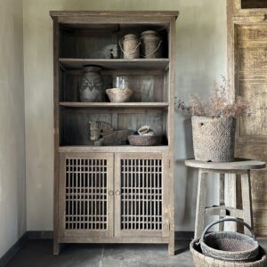 Boekenkast NEPALI 2-Deurs Driftwood