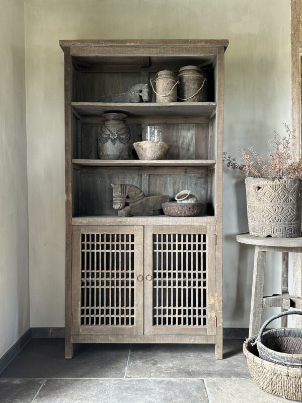 Boekenkast NEPALI 2-Deurs Driftwood - Afbeelding 2