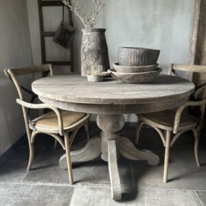Ronde Driftwood Tafel 130 cm (Op Voorraad)