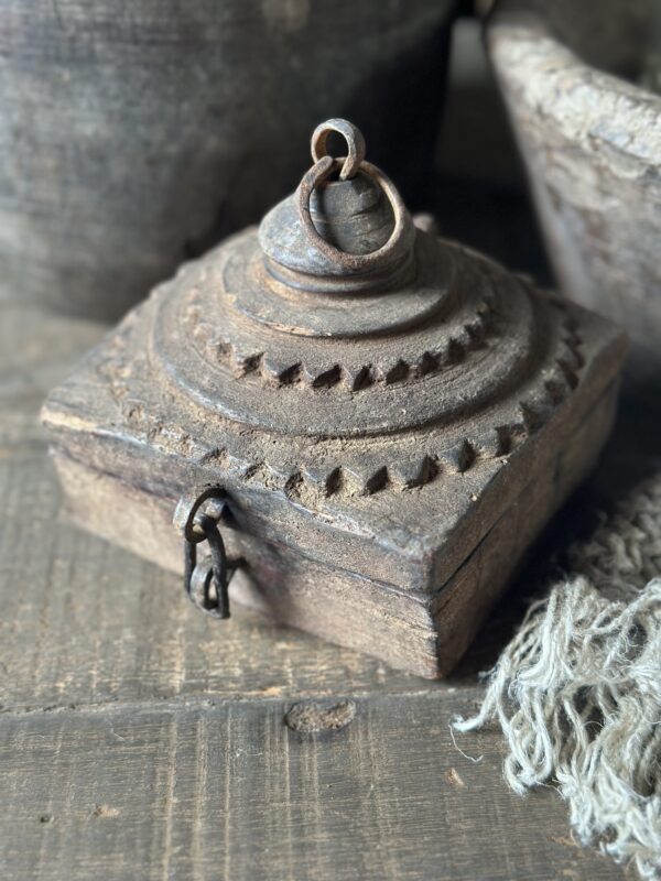 Old Wooden Spice Box (B)
