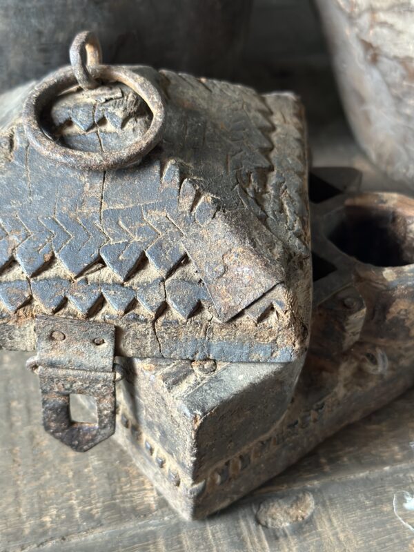 Old Wooden Spice Box (C)