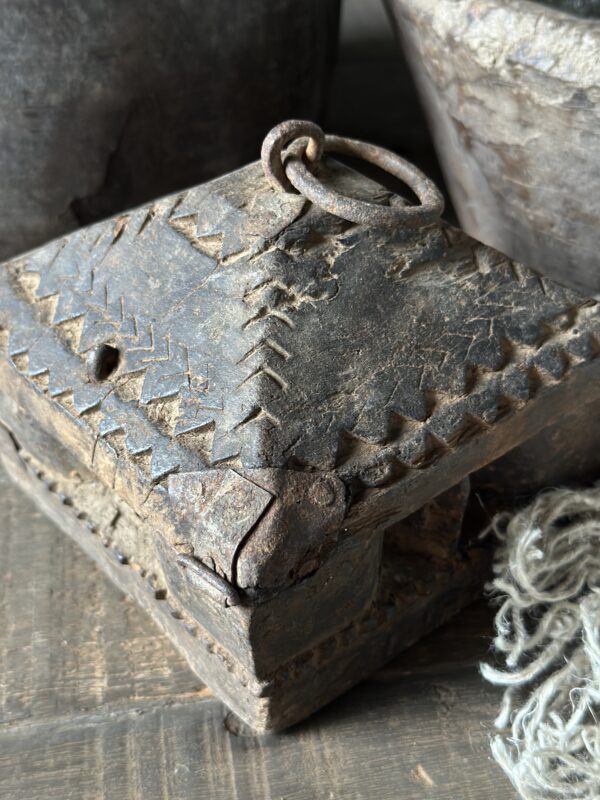 Old Wooden Spice Box (C) - Afbeelding 7