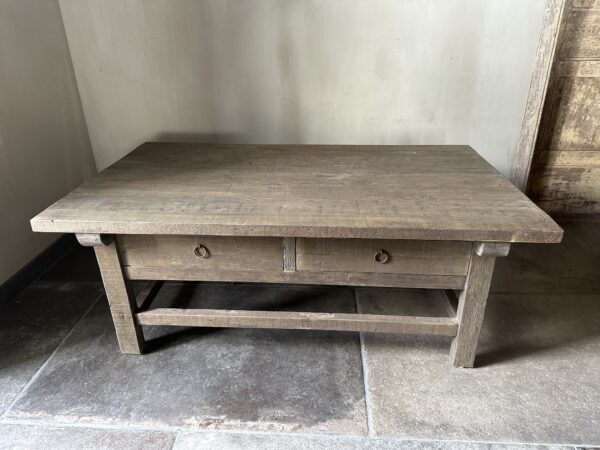 Salontafel JENONG 2-Lades Driftwood 120 x 70 - Afbeelding 7