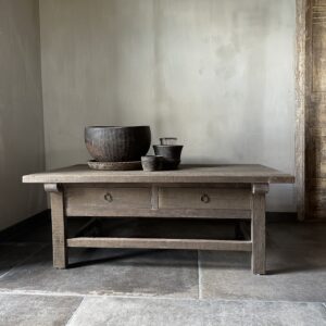 Salontafel JENONG 2-Lades Driftwood 120 x 70