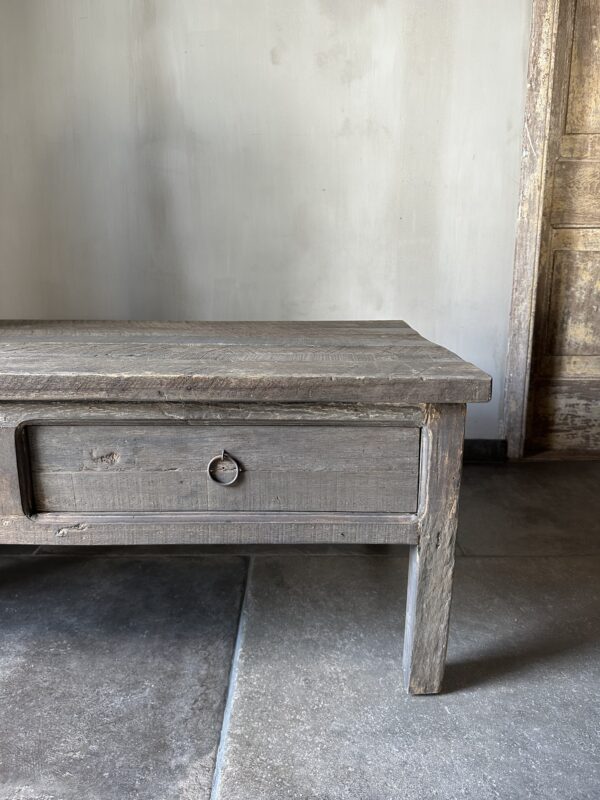 Salontafel JAVI 2-Lades Driftwood 120 x 60 - Afbeelding 4