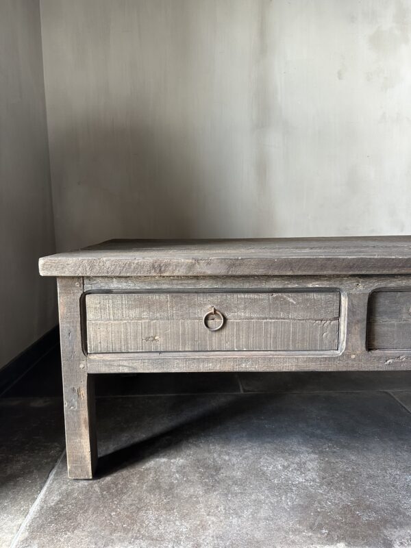 Salontafel JAVI 2-Lades Driftwood 120 x 60 - Afbeelding 5