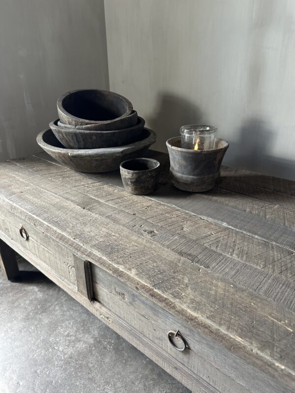 Salontafel JAVI 2-Lades Driftwood 120 x 60 - Afbeelding 8