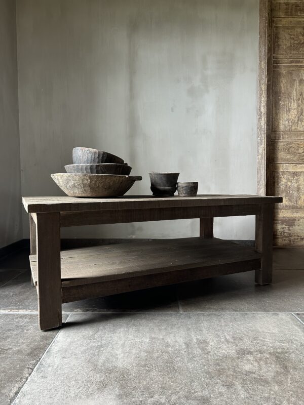 Salontafel Driftwood Met Onderblad 120x60 - Afbeelding 2