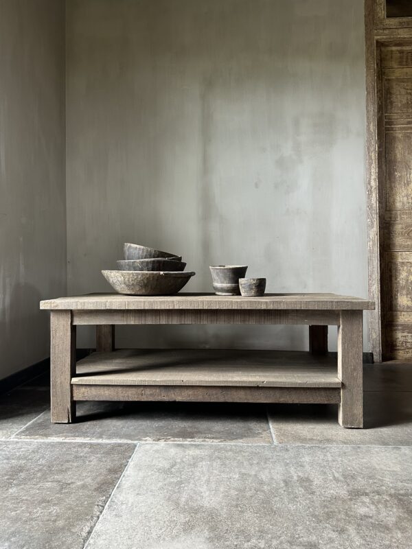Salontafel Driftwood Met Onderblad 120x60
