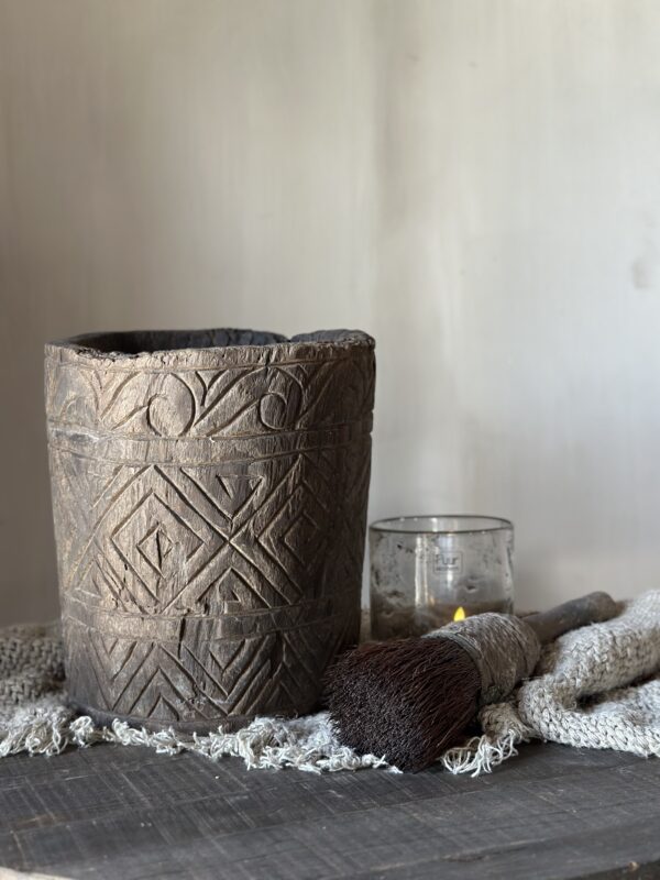Oude Houten Pot SARI - Afbeelding 7