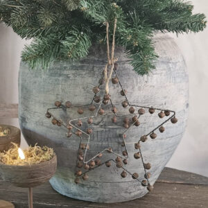Ster Met Roest Belletjes 15 cm