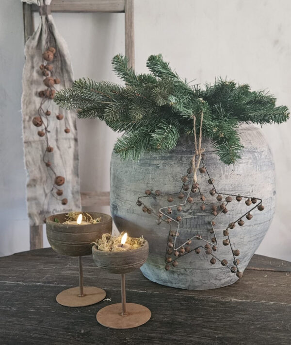 Ster Met Roest Belletjes 15 cm - Afbeelding 3