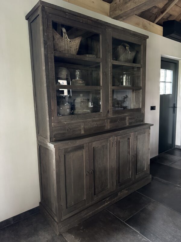 Vitrinekast / Buffetkast Driftwood 160 x 220 - Afbeelding 7