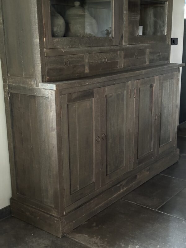 Vitrinekast / Buffetkast Driftwood 160 x 220 - Afbeelding 4