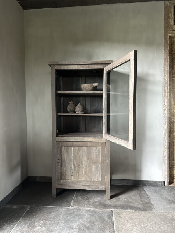 Vitrinekast 2-Deurs Driftwood - Afbeelding 2