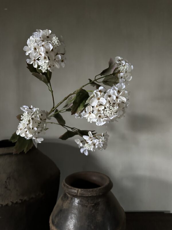 Hydrangea Spray Beige 95 cm - Afbeelding 3