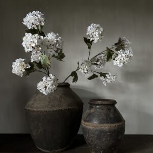 Hydrangea Spray Beige 95 cm