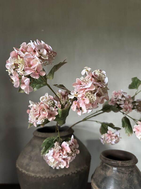 Hydrangea Spray Pink 95 cm - Afbeelding 3