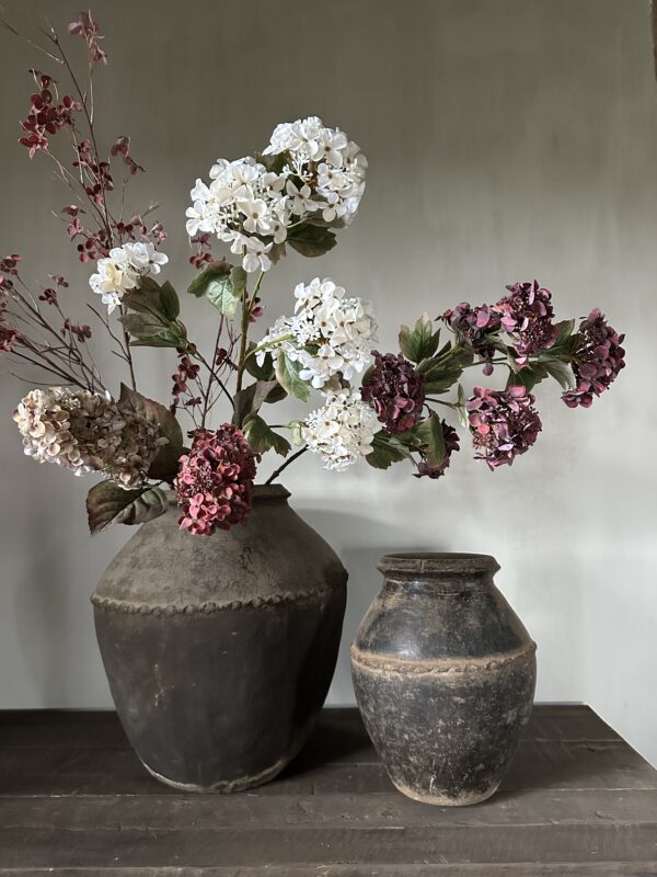 Hydrangea Spray Beige 95 cm - Afbeelding 2