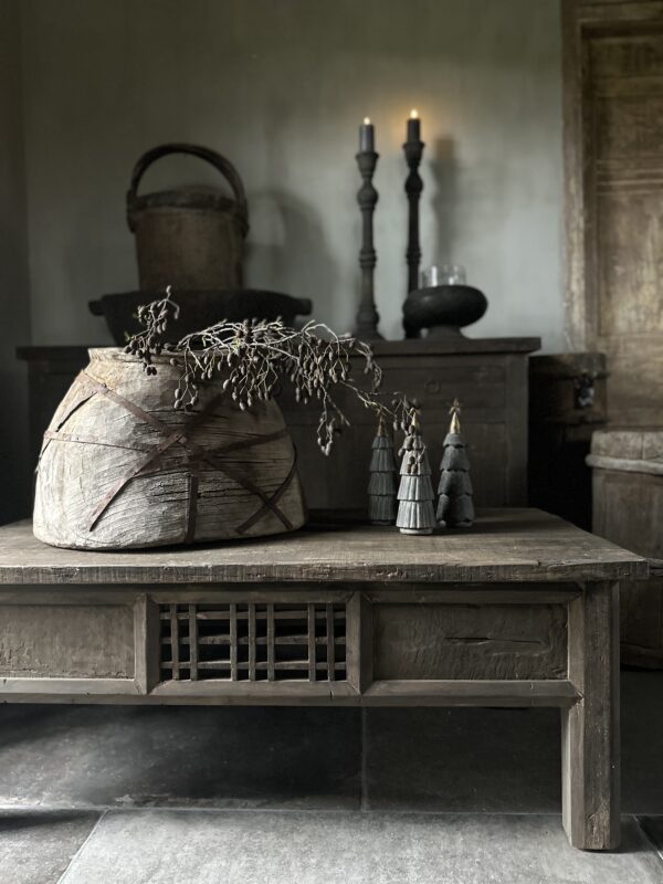 Unieke Oud Houten Pot/Kruik (Alleen Afhalen) - Afbeelding 5