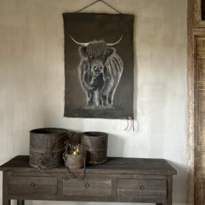 Handgeschilderd Kalkdoek San7