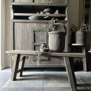 Robuust Driftwood Bankje 120 cm (afhalen)