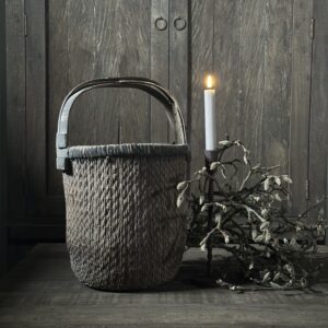 Oud Klein Rieten Plukmandje (B)