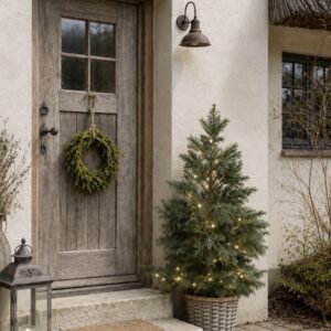 Kunst Kerstboom Met Ledverlichting 90 cm (verwacht)